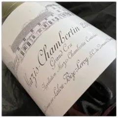 photo du vin Domaine d’Auvenay Mazis Chambertin Grand Cru
