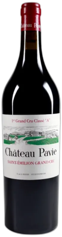 vue du vin Chateau Pavie