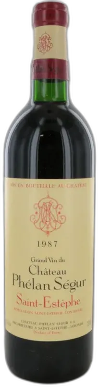 photo du vin Chateau Phelan Segur