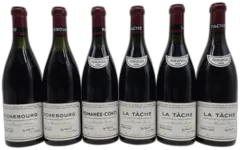 photo du vin Assortiment de 12 Romanée Conti (lot composé de 1x Romanée-Conti, 3x La Tâche, 2x Richebourg, 2x Romanée-Saint-Vivant, 2x Grands-Échezeaux, 2x Échezeaux)