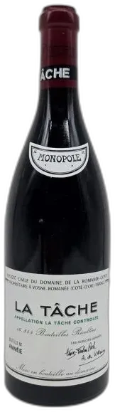 illustration du vin la Tâche