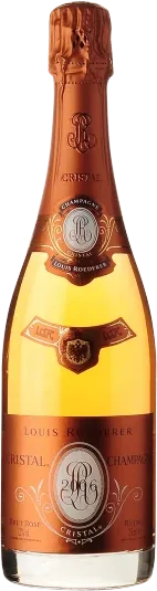 vue du vin Cristal Roederer Rosé