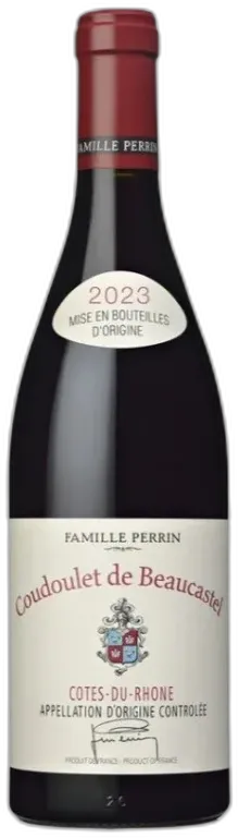 capture du vin Coudoulet de Beaucastel