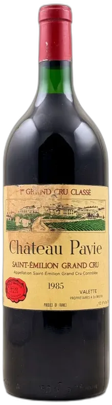 vue du vin Chateau Pavie