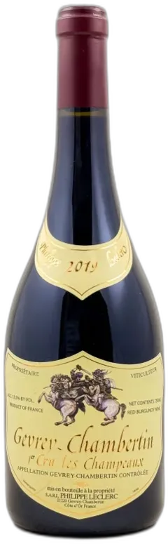 photo du vin Philippe Leclerc Gevrey Chambertin 1er Cru "les Champeaux" 2001
