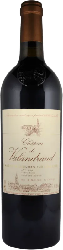 vue du vin Château Valandraud