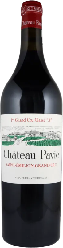 vue du vin Chateau Pavie