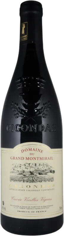 aperçu du vin Domaine du Grand Montmirail Gigondas Cuvée Vieilles Vignes
