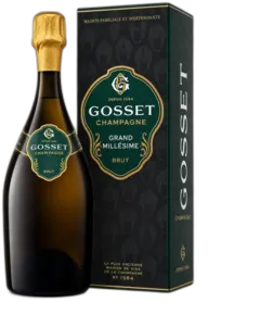 vue du vin Champagne Grande Réserve Gosset