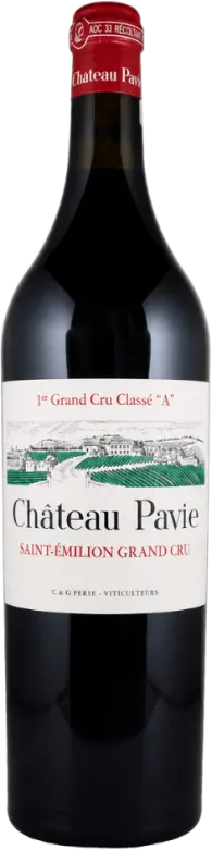 vue du vin Chateau Pavie