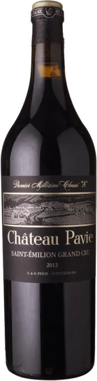 vue du vin Chateau Pavie