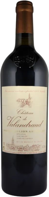 vue du vin Château Valandraud