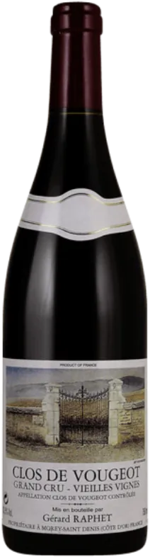 photo du vin Domaine Gérard Raphet Clos de Vougeot Grand Cru Vieilles Vignes