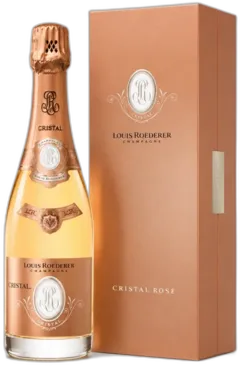 vue du vin Cristal Roederer Rosé