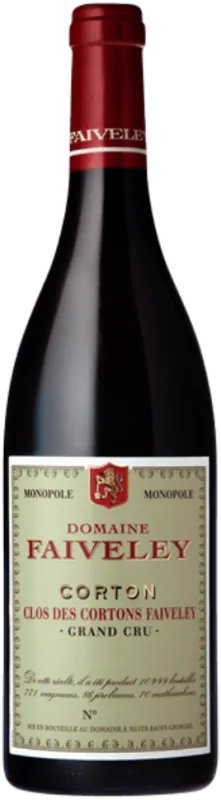 vue du vin Domaine Faiveley Corton Clos des Cortons Grand Cru Monopole Rouge