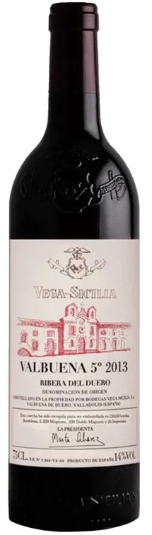 vue du vin Único Vega Sicilia