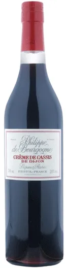 capture du vin Philippe de Bourgogne Crème de Cassis