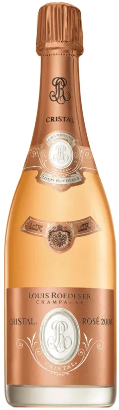 vue du vin Cristal Roederer Rosé