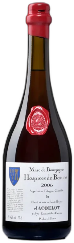 photo du vin Cuvée des Hospices de Beaune (Marc de Bourgogne) Maison Jacoulot