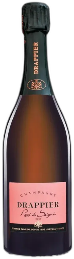 vue du vin Champagne Drappier Rosé de Saignée Rosé Drappier