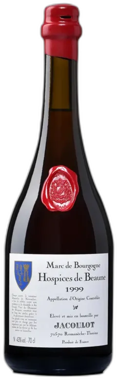 photo du vin Cuvée des Hospices de Beaune (Marc de Bourgogne) Maison Jacoulot