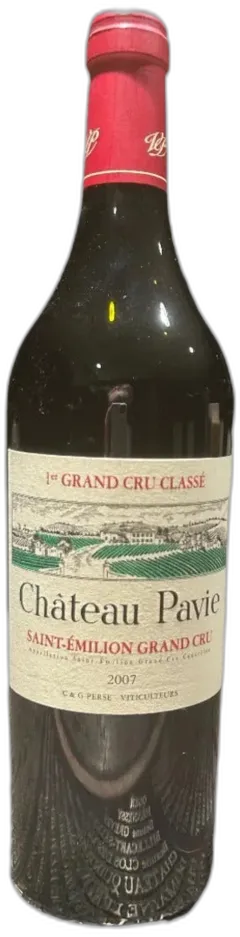 vue du vin Chateau Pavie