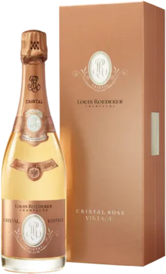 vue du vin Cristal Roederer Rosé