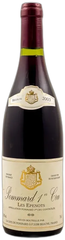 photo du vin Cave de Pommard Pommard 1er Cru "Epenots