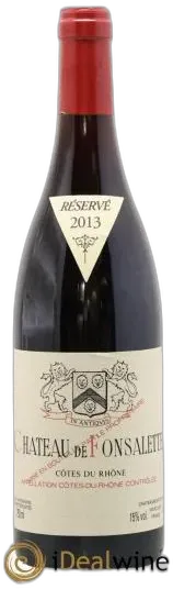 aperçu du vin Château de Fonsalette Emmanuel Reynaud