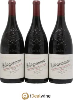 image du vin Châteauneuf-du-Pape Télégramme Vignobles Brunier
