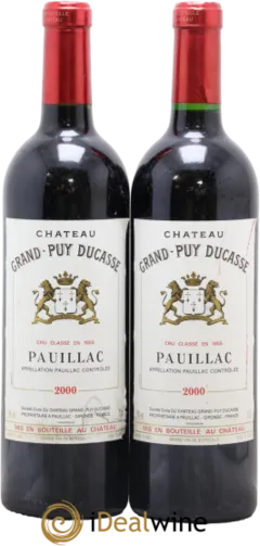 photo du vin Château Grand Puy Ducasse
