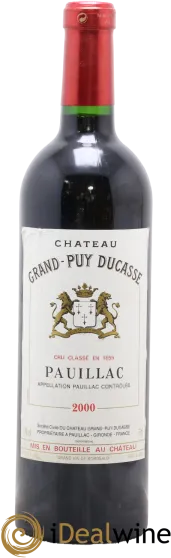 photo du vin Château Grand Puy Ducasse
