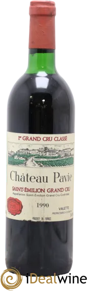 vue du vin Chateau Pavie