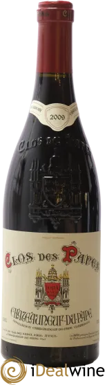 vue du vin Châteauneuf du Pape Rouge Clos des Papes Domaine Paul Avril
