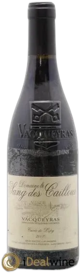 photo du vin Vacqueyras Cuvée de Lopy Vieilles Vignes le Sang des Cailloux