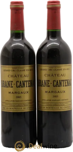 photo du vin Château Brane Cantenac