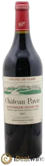 vue du vin Chateau Pavie