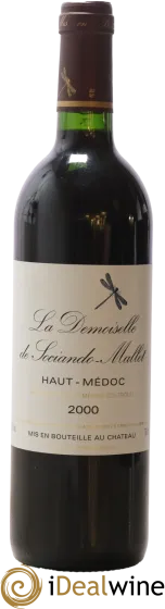 illustration du vin la Demoiselle de Sociando Mallet Rouge