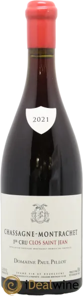 illustration du vin Domaine Paul Pillot, Chassagne-Montrachet Premier Cru, Clos Saint-Jean