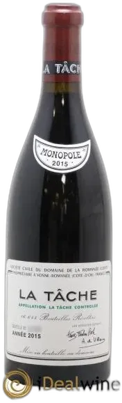 illustration du vin la Tâche