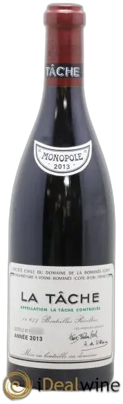 illustration du vin la Tâche