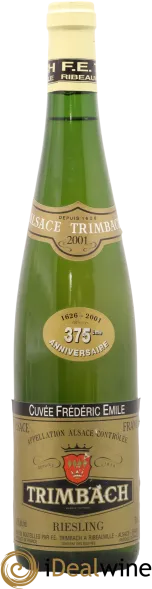 vue du vin Alsace Riesling Clos Sainte-Hune Trimbach