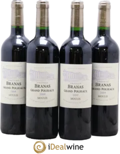 photo du vin Château "Branas Grand Poujeaux" Moulis-en-Médoc Rouge