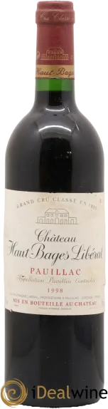 photo du vin Château Haut-Bages Libéral