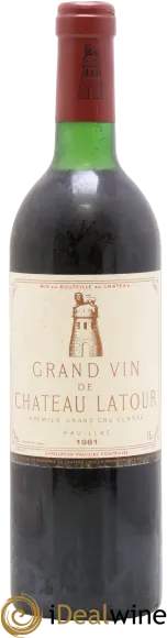 vue du vin Chateau Latour