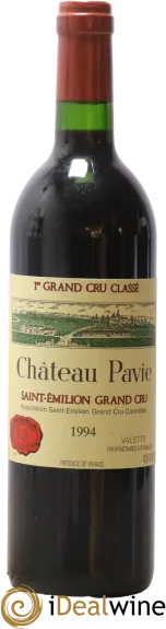 vue du vin Chateau Pavie