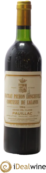 aperçu du vin Château Pichon Longueville Comtesse de Lalande