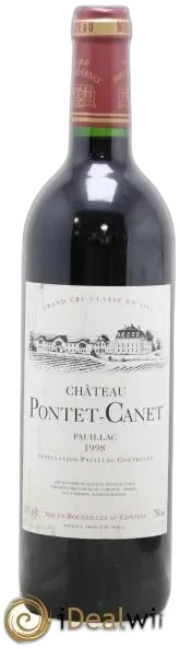 photo du vin Château Pontet-Canet