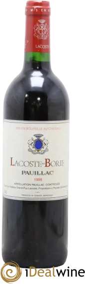 photo du vin Lacoste Borie