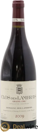 photo du vin Clos des Lambrays Grand Cru Domaine des Lambrays